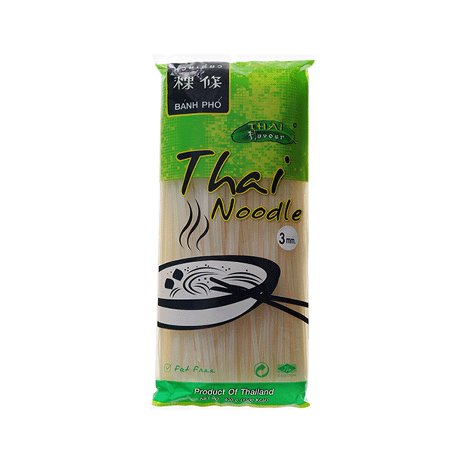 RICE NOODLE (10MM) 400GM THAI FLAVOUR